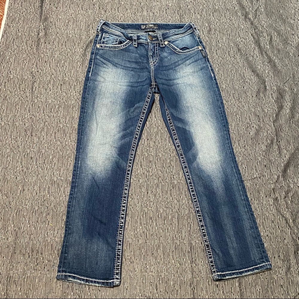 Silver Jeans Natsuki Capri Jeans Size 28